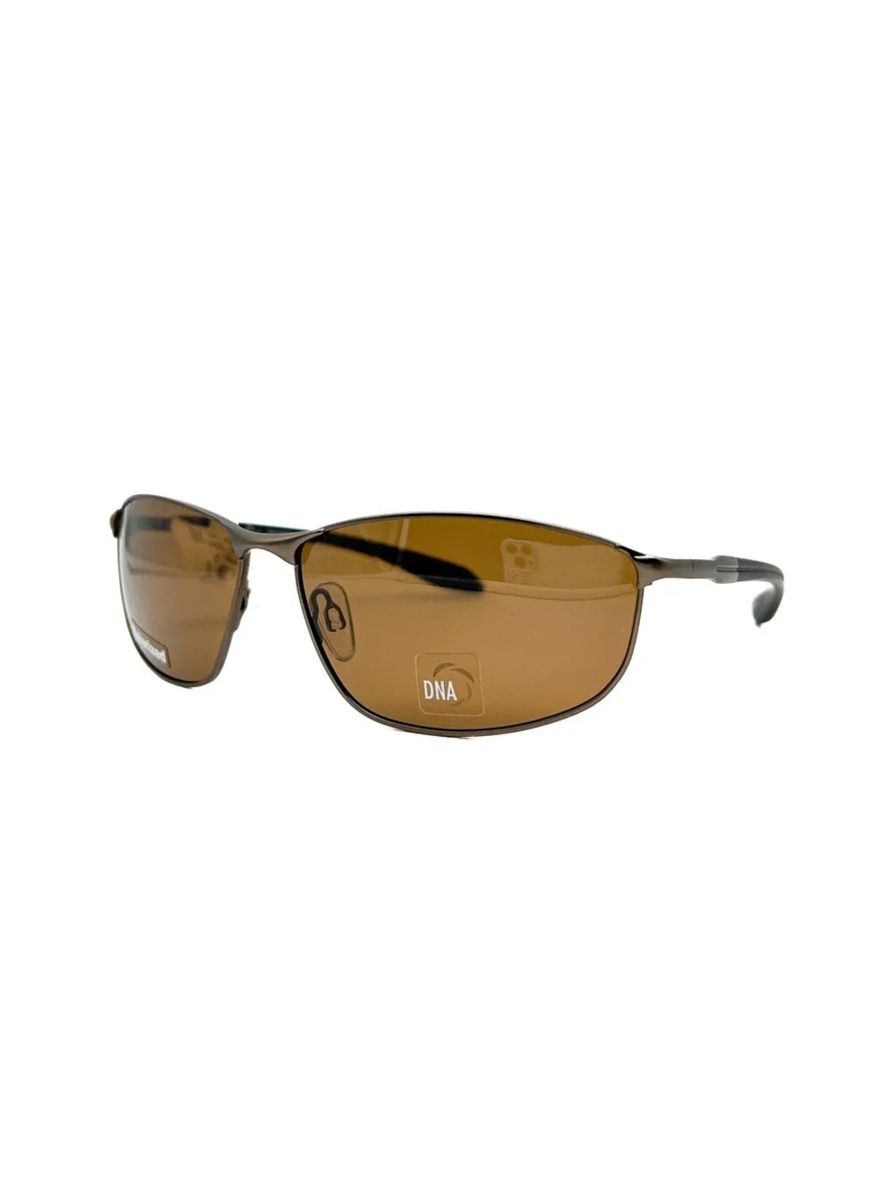 Dna A3003 Bwn Brown Wrap Authentic Sunglasses 64-13-131